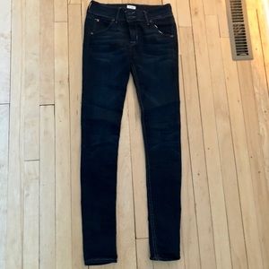 Like new Hudson skinny jeans.